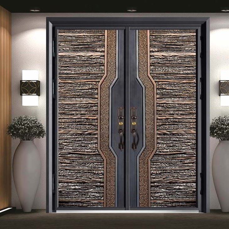 Corridor Cast Board Door For Security Type