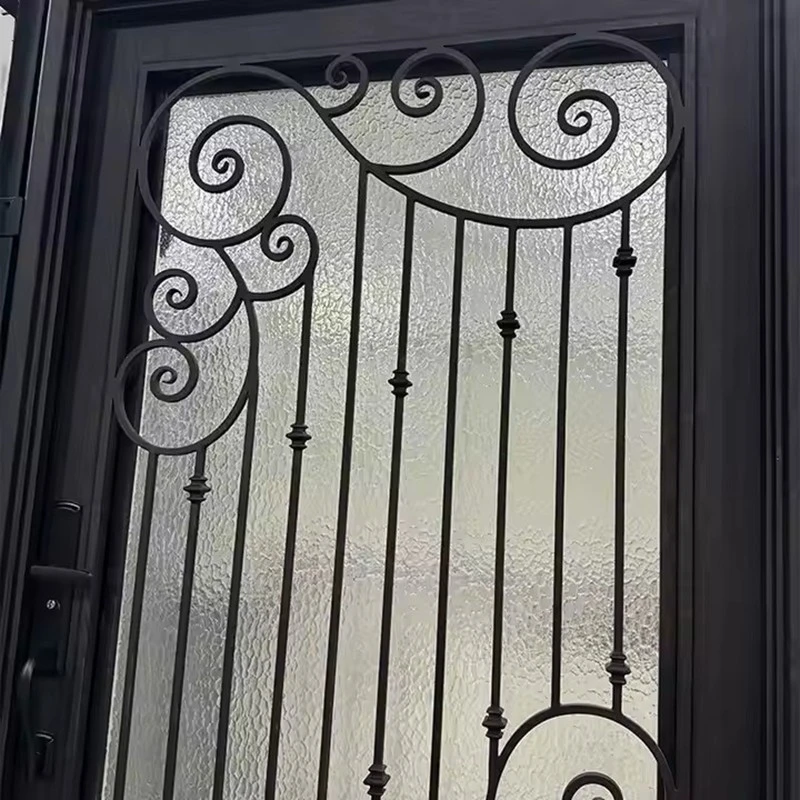 Single Iron Front Doors